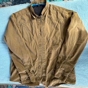 Arc’teryx long sleeve button down shirt, men’s small